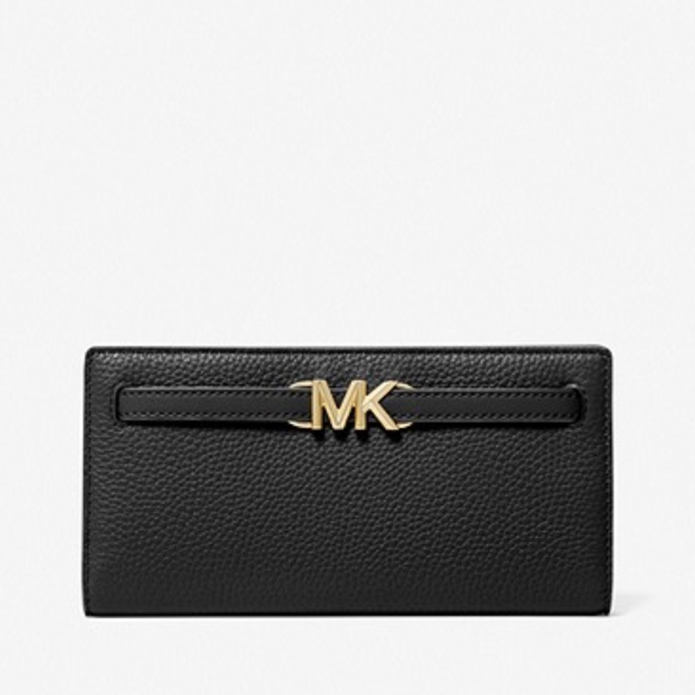 MICHAEL KORS
Reed Large Pebbled Leather Snap Wallet
Style# 35S3G6RE3L
Black
NWT - Picture 1 of 16